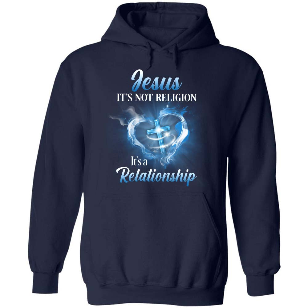 Blue Cross, Jesus is not religion, It's a relationship - Jesus Apparel