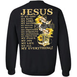 Jesus - I'm a Nurse - Jesus is my everything - Back-printed Apparel