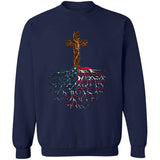 The cross and US Flag - Jesus Apparel