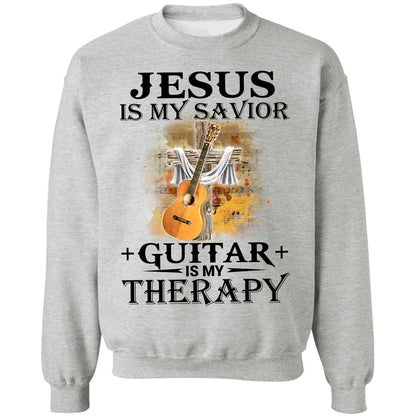 Jesus is my savior, Guitar is my therapy - Apparel