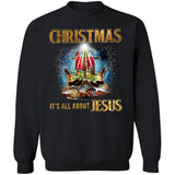 Christmas, It's all about Jesus - Jesus, Bible and wooden cross Apparel