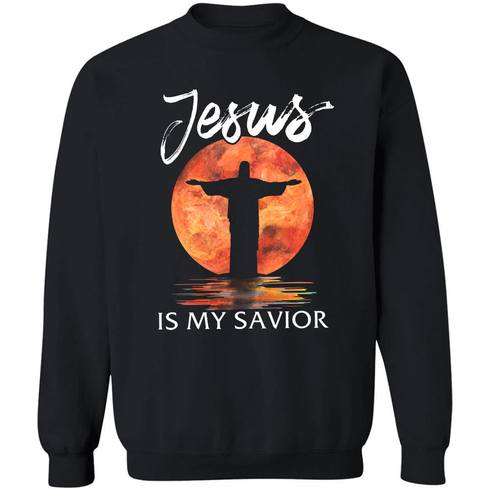 Full moon night, God painting, Jesus is my savior - Jesus Apparel