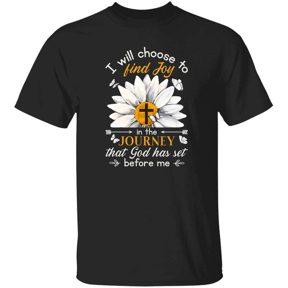 Jesus - Daisy Flower - I will choose to find joy - Apparel