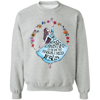 Jesus - Dancing girl - I'm not that perfect Christian - Apparel