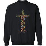 Colorful science symbol, Beautiful cross - Jesus Apparel