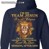 Lion king, Yellow fire, I'm on team Jesus - Jesus Back-printed Apparel