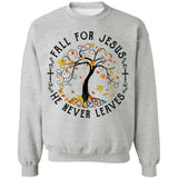 Jesus - Maple tree - Fall for Jesus he never leaves - Apparel