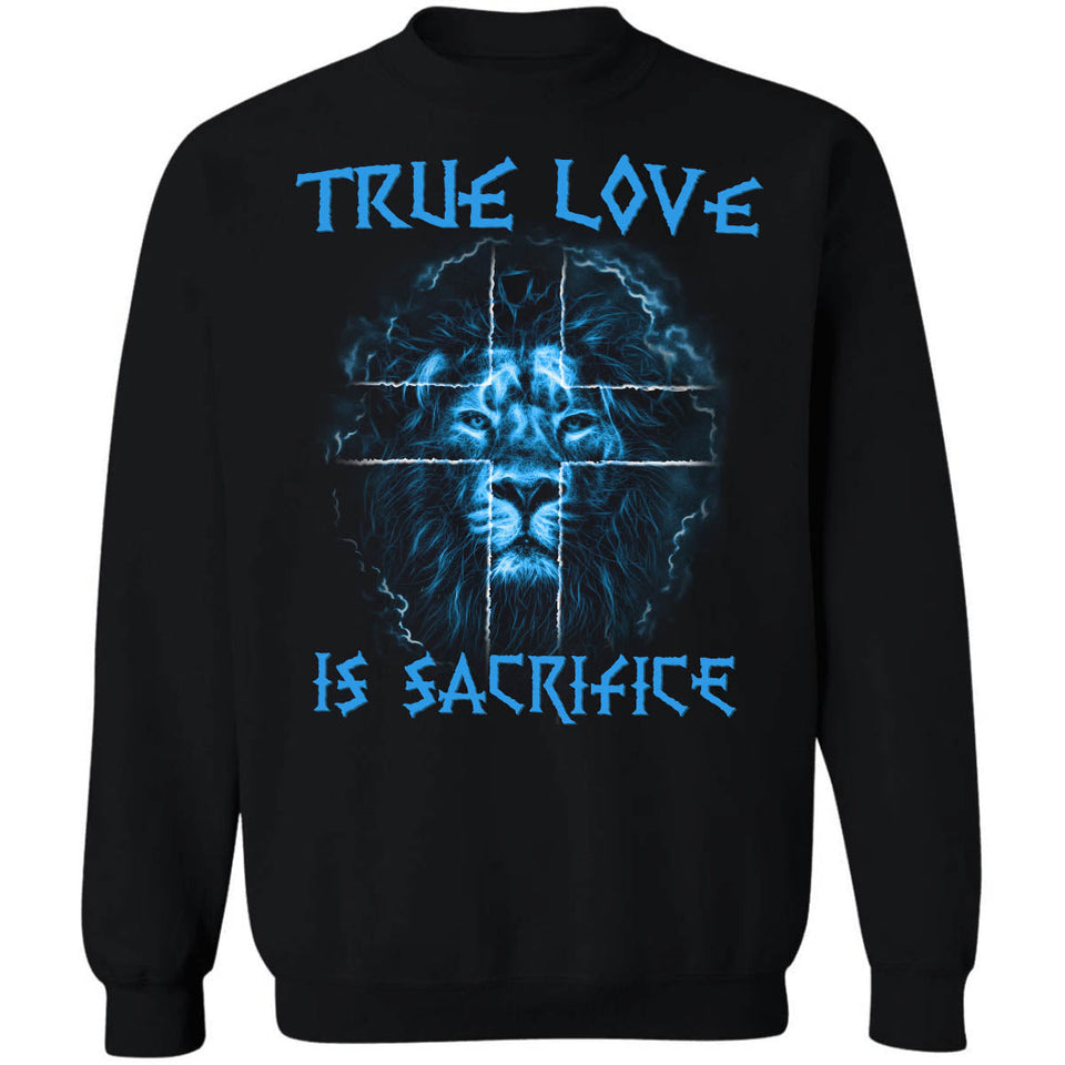 Lion of Judah, The amazing blue, True love is sacrifice - Jesus Apparel