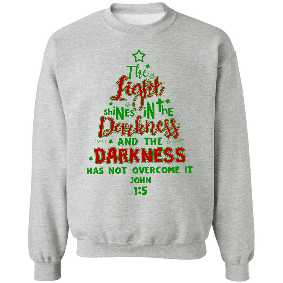 Jesus, Christmas tree - The light shines in the darkness Apparel