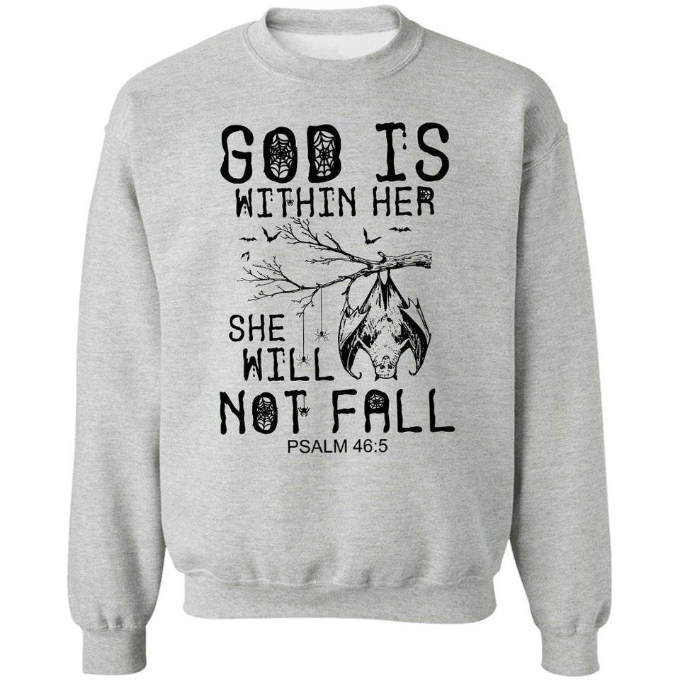 Jesus - Halloween - God is within her, She will not fall - Apparel