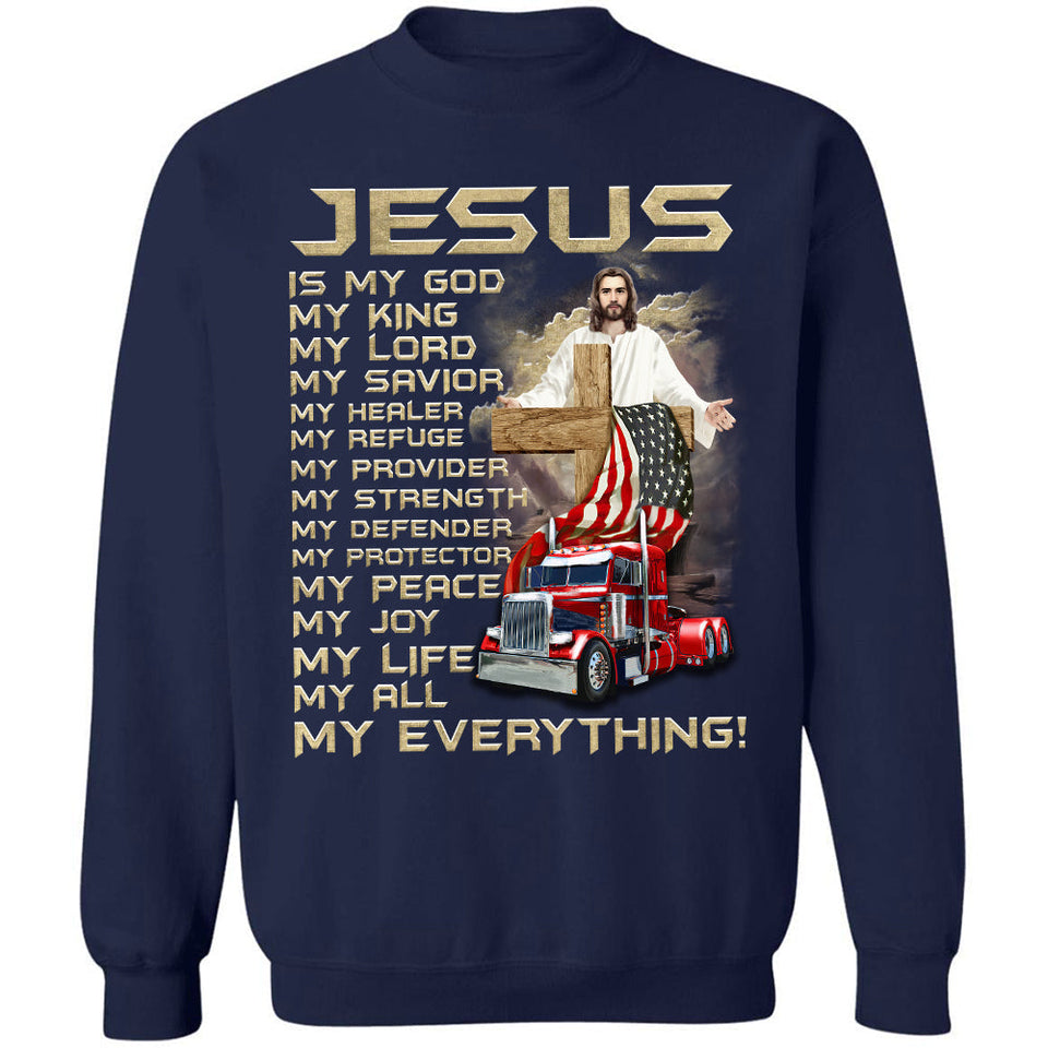 Jesus - Red truck - Jesus is my everything - Apparel