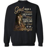 Bay Horse, God made a horse from the breath of the wind - Jesus Apparel