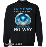 Splitting the ocean, Only Jesus can make way where there is no way - Jesus Apparel