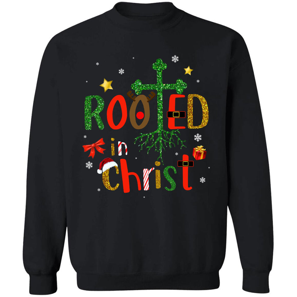 Christmas theme, Rooted in Christ - Jesus Apparel