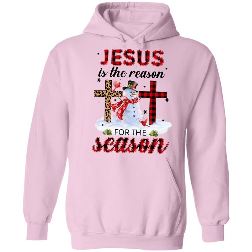 Outdoor snowman, Cross symbol, Christmas gift, Jesus is the reason for the season - Jesus Apparel