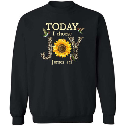 Jesus - Hummingbird and sunflower - Today I choose Joy - Apparel