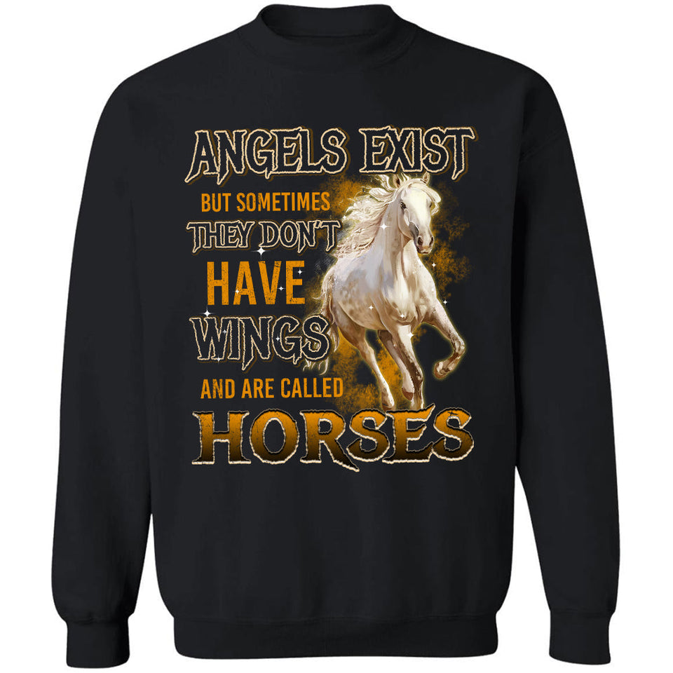 White horse, Angels exist - Jesus Apparel