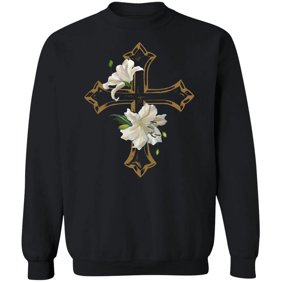 Lily and the cross - Jesus Apparel