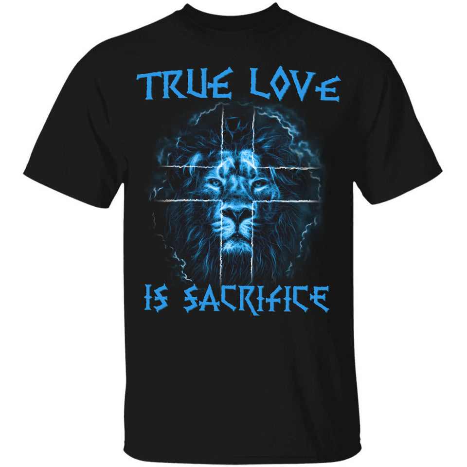 Lion of Judah, The amazing blue, True love is sacrifice - Jesus Apparel