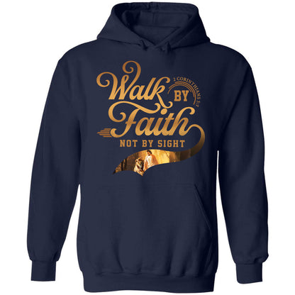 Walking with Jesus, Lion of Judah, Walk by faith, Not by sight - Jesus Apparel