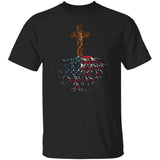 The cross and US Flag - Jesus Apparel