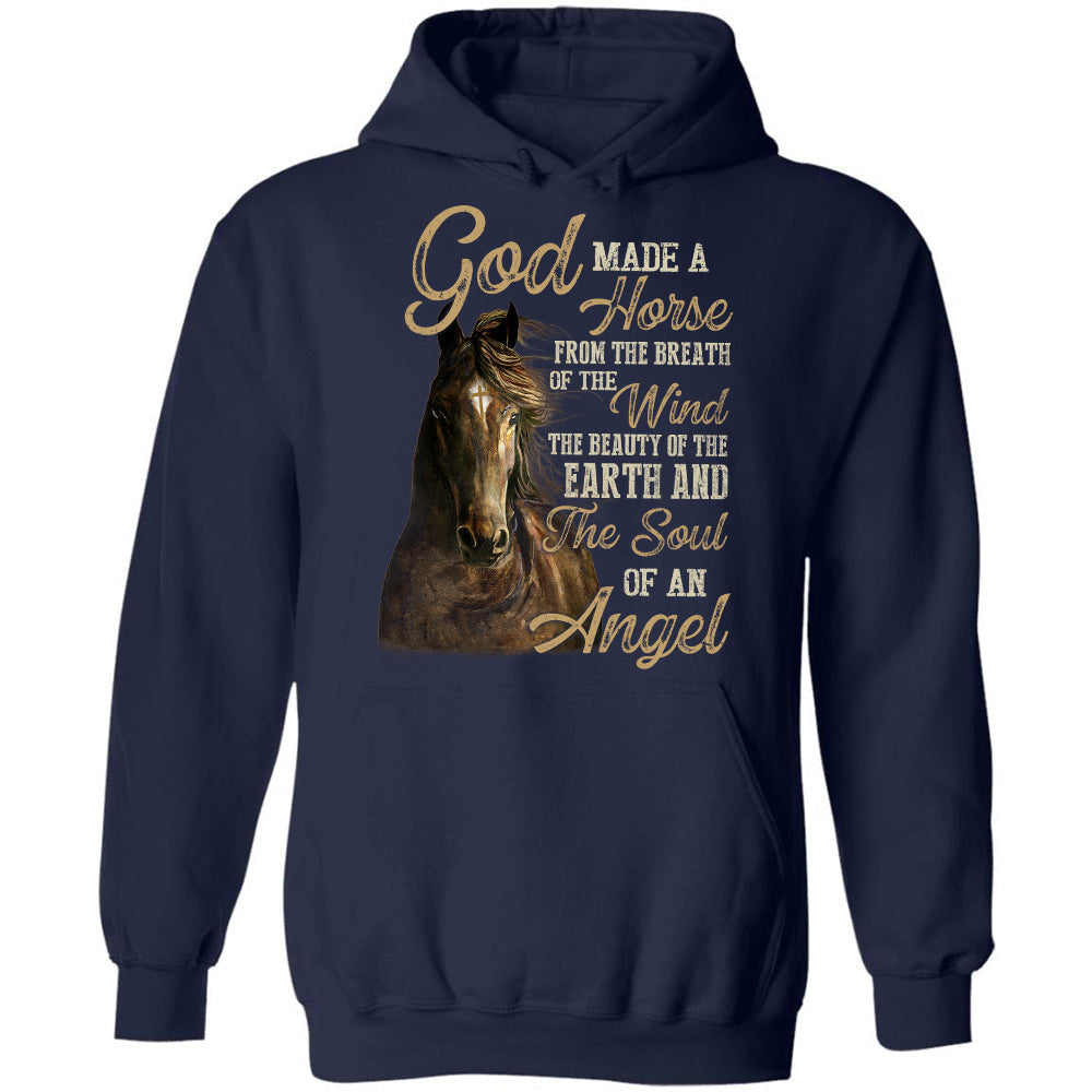 Bay Horse, God made a horse from the breath of the wind - Jesus Apparel