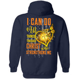 I can do all things through Christ who strengthens me - Jesus Back-printed Apparel