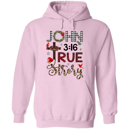 John 3:16, True story - Jesus, Cardinal, Christmas Apparel