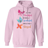 Watercolor butterfly, So very thankful Incredibly grateful - Jesus Apparel