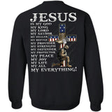Jesus is my everything - Jesus Back-printed Apparel