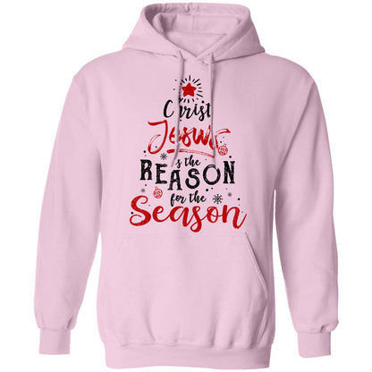 Christ Jesus is the reason for the season - Red star - Apparel