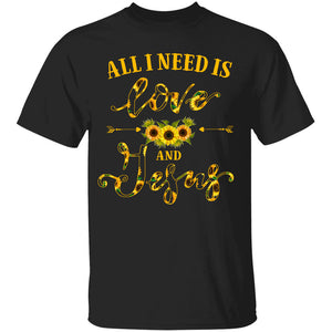 Sunflower - All I need is love and Jesus - Jesus Apparel