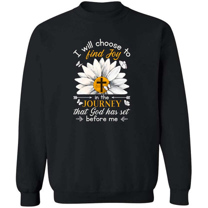 Jesus - Daisy Flower - I will choose to find joy - Apparel