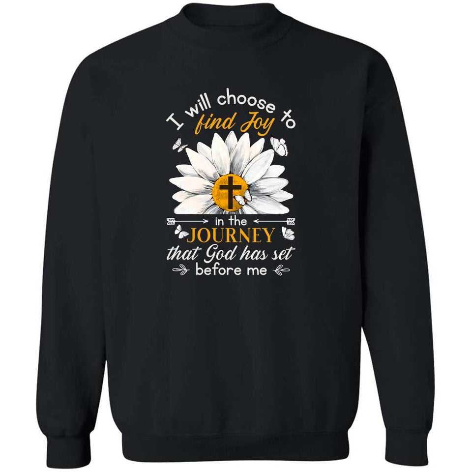 Jesus - Daisy Flower - I will choose to find joy - Apparel