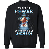 Jesus walks on water, There is power in the name of Jesus, The blue cross - Jesus Apparel