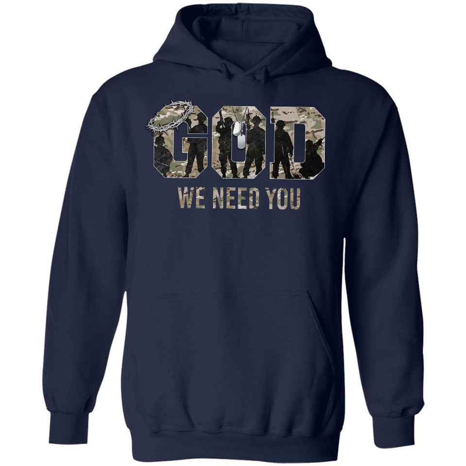 The Soldiers, God We need you - Jesus Apparel