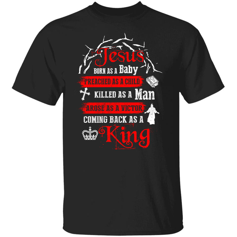 Crown of Thorn, Jesus coming back as a King - Jesus Apparel