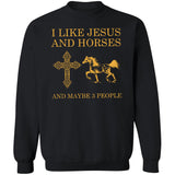 Jesus - I like Jesus and horse - Apparel