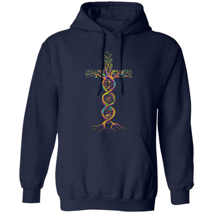 Colorful science symbol, Beautiful cross - Jesus Apparel