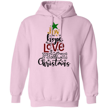 Jesus - Christmas - Joy Hope Love Peace - Apparel
