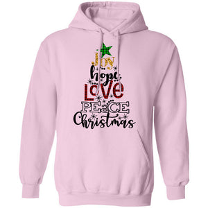 Jesus - Christmas - Joy Hope Love Peace - Apparel