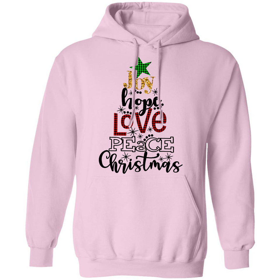 Jesus - Christmas - Joy Hope Love Peace - Apparel