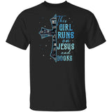 Bookaholic, The cross, This girl runs on Jesus and books - Jesus Apparel