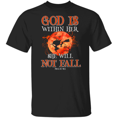 Jesus - Halloween - God is within her, She will not fall - Apparel