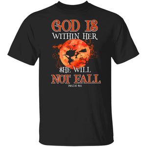 Jesus - Halloween - God is within her, She will not fall - Apparel
