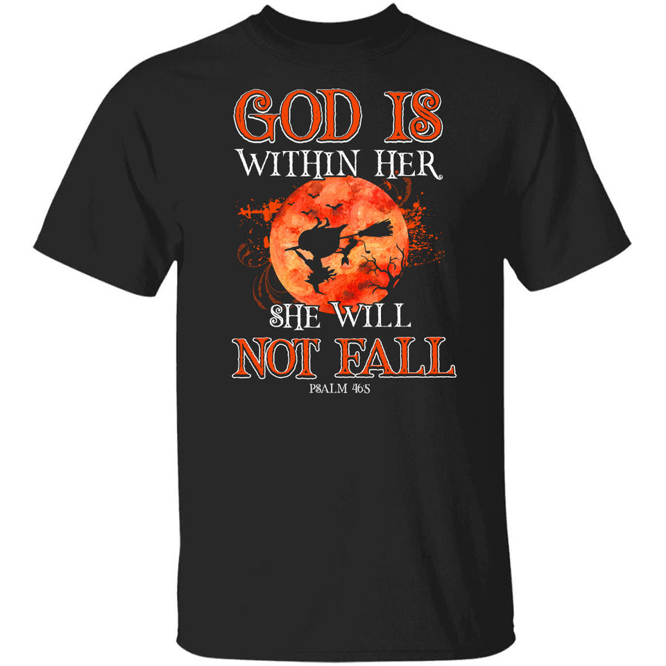 Jesus - Halloween - God is within her, She will not fall - Apparel