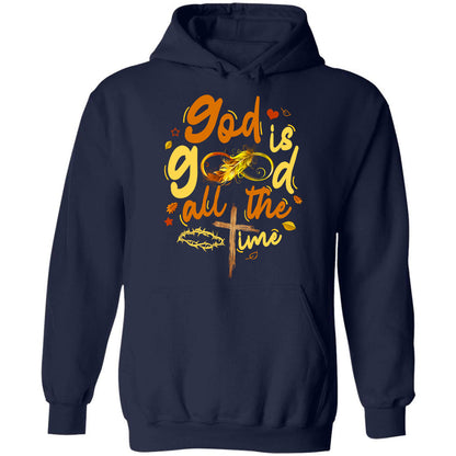 Autumn Leaves, God is good all the time - Jesus Apparel