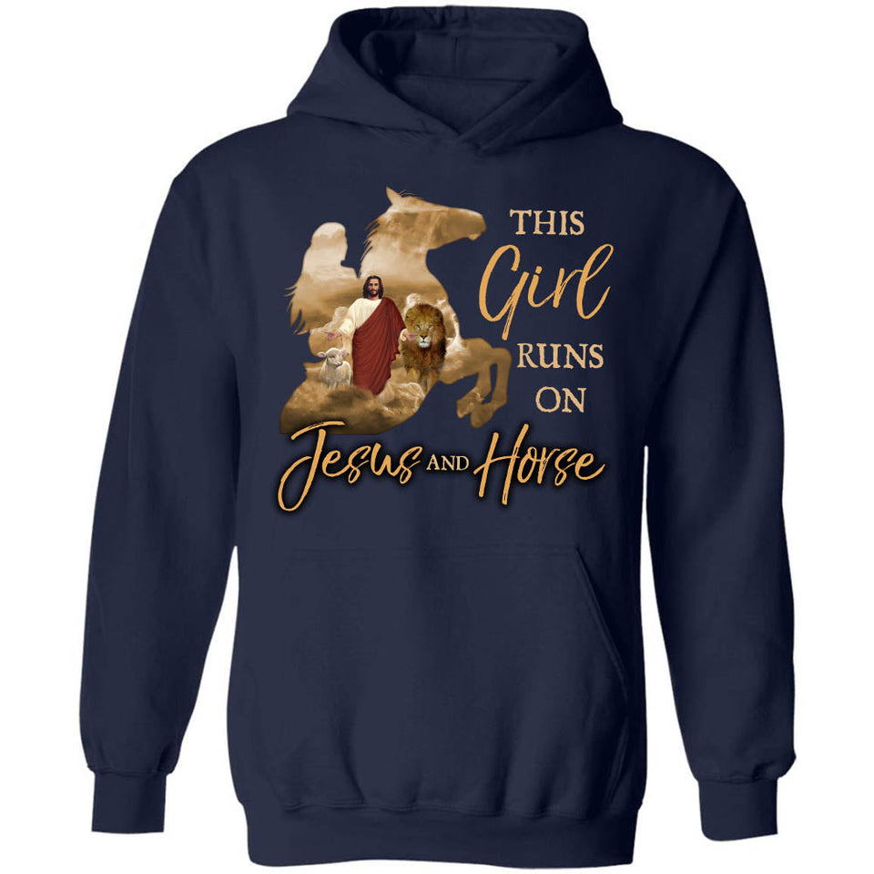 Jesus walking, Lion king, Animal pattern, This girl runs on Jesus and horse - Jesus Apparel