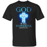 Cross light, Glowing cross, God is all powerful - Jesus Apparel