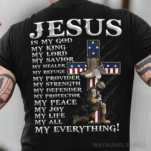 Jesus is my everything - Jesus Back-printed Apparel